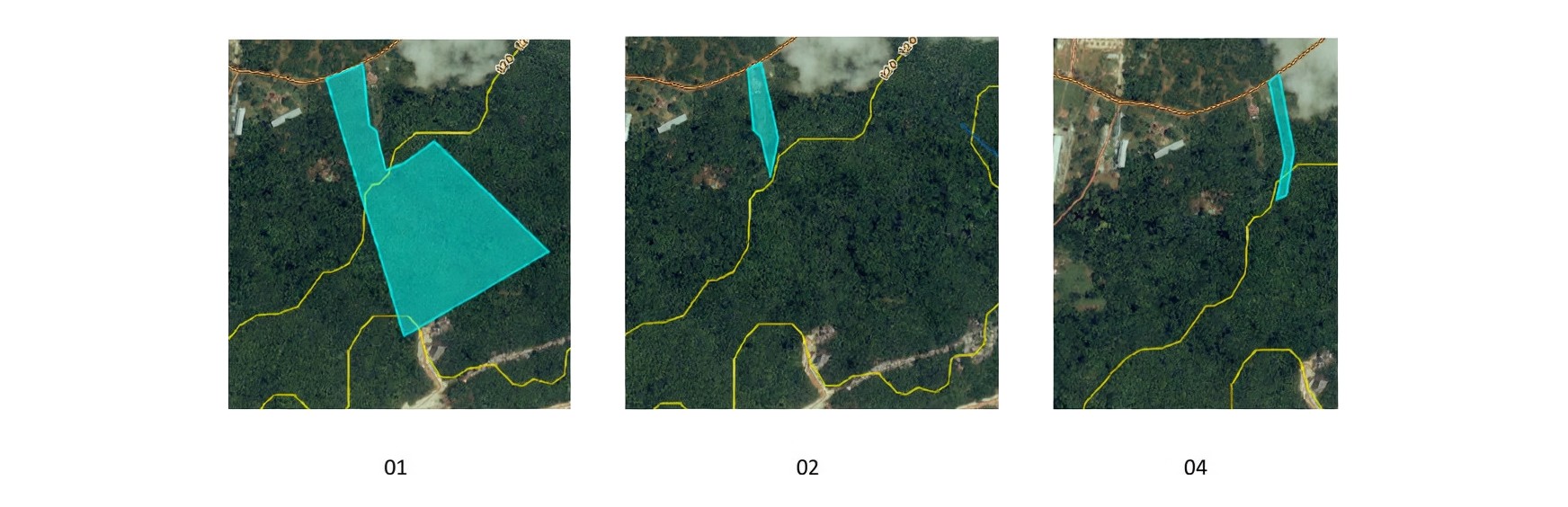 Combined plan of the lots at Kennedy's Run