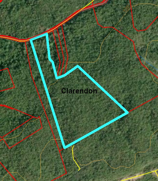 Satellite map with the boundary of Lot #01
